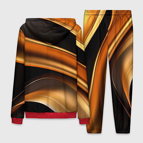Мужской костюм Yellow black style / 3D-Красный – фото 2