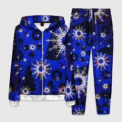 Мужской костюм Зимние снежинки рождество