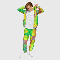 Костюм мужской Разноцветные фигуры, цвет: 3D-меланж — фото 2