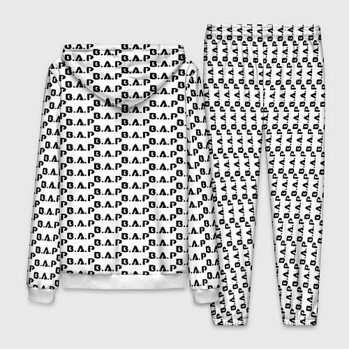 Мужской костюм BAP kpop steel pattern / 3D-Белый – фото 2