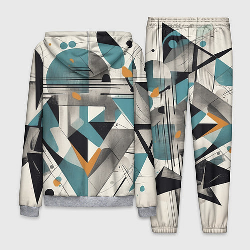 Мужской костюм Три человека авангард / 3D-Меланж – фото 2