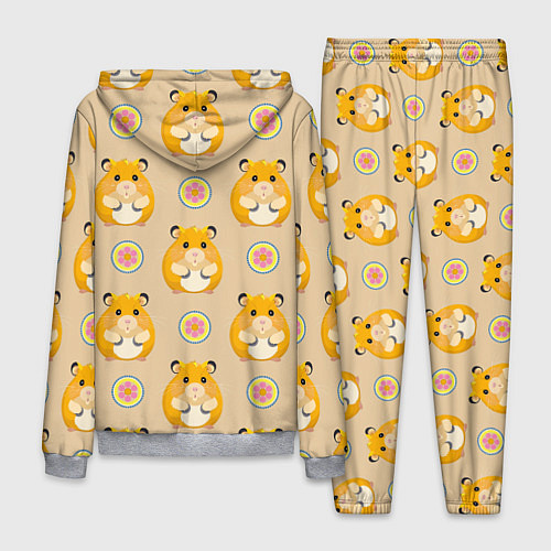 Мужской костюм Хомяк и цветок / 3D-Меланж – фото 2