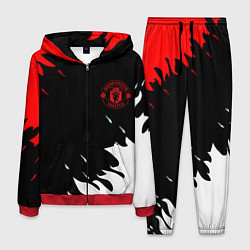 Костюм мужской Manchester United flame fc, цвет: 3D-красный