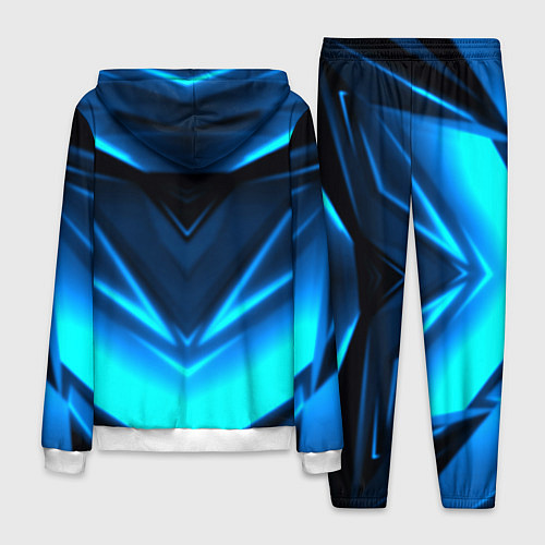 Мужской костюм Geometry stripes неон / 3D-Белый – фото 2