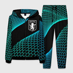 Костюм мужской Aston Villa football net, цвет: 3D-черный