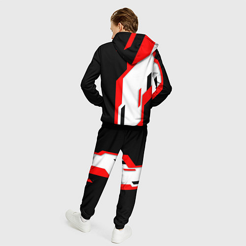 Мужской костюм Mitsubishi red uniform / 3D-Черный – фото 4