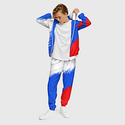 Костюм мужской Триколор и герб России, цвет: 3D-белый — фото 2