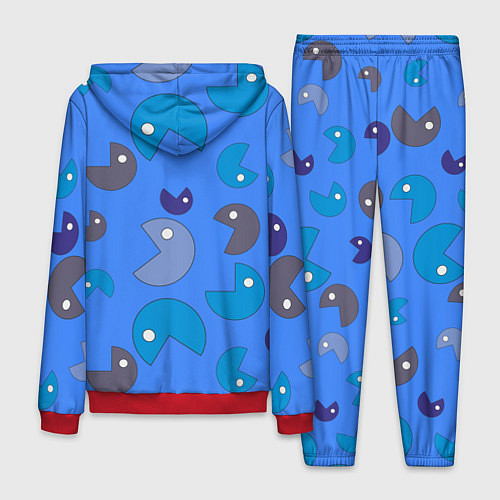 Мужской костюм Кусака ПакМан паттерн / 3D-Красный – фото 2