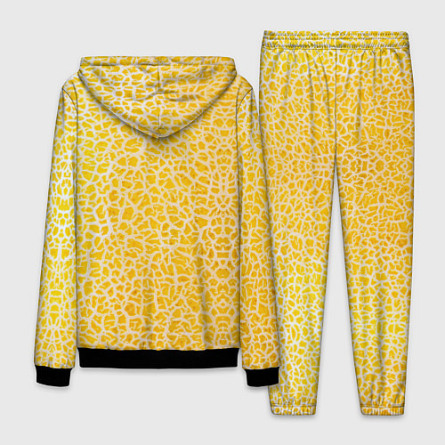 Мужской костюм Дыня текстура / 3D-Черный – фото 2