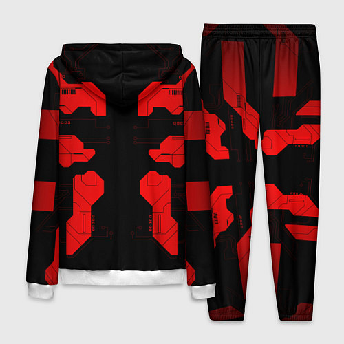 Мужской костюм Mass Effect - Red armor / 3D-Белый – фото 2