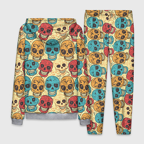 Мужской костюм День мёртвых / 3D-Меланж – фото 2