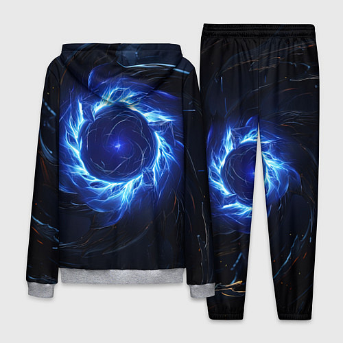 Мужской костюм Синяя магическая абстракция / 3D-Меланж – фото 2