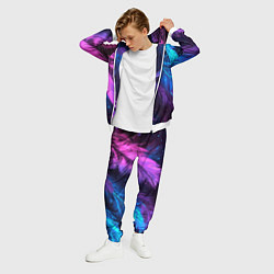 Костюм мужской Искрящиеся перья в розовых и голубых оттенках, цвет: 3D-белый — фото 2