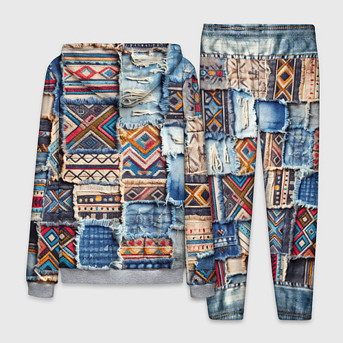 Мужской костюм Пэчворк узоры индейцев / 3D-Меланж – фото 2