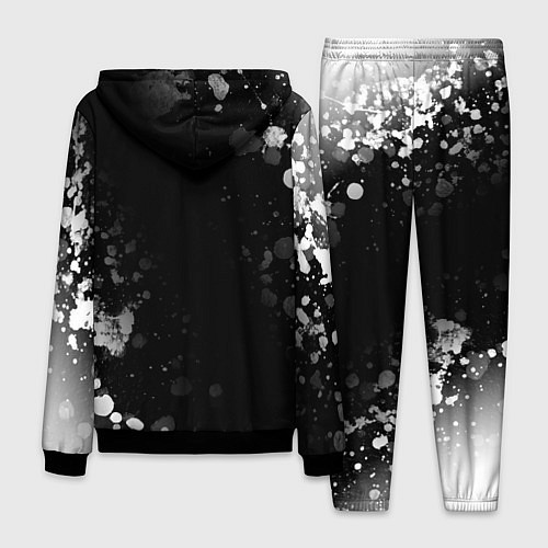 Мужской костюм Aston Villa sport на темном фоне вертикально / 3D-Черный – фото 2