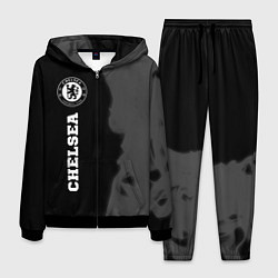 Костюм мужской Chelsea sport на темном фоне по-вертикали, цвет: 3D-черный