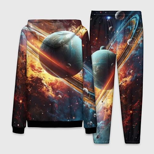 Мужской костюм Большая планета / 3D-Черный – фото 2