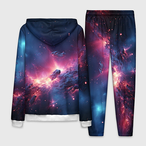 Мужской костюм Взрыв в космосе / 3D-Белый – фото 2