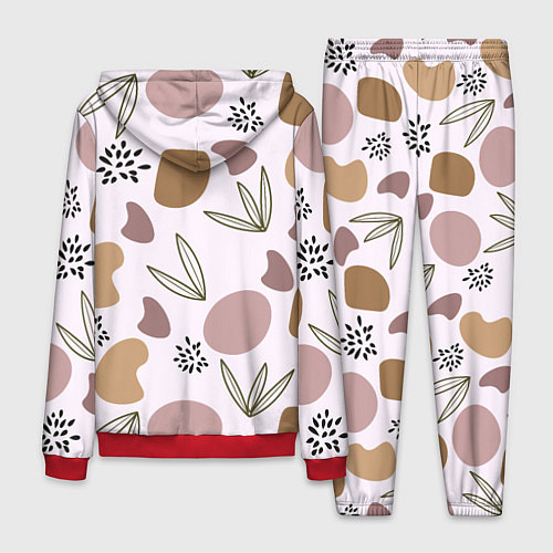 Мужской костюм Пятна и семена / 3D-Красный – фото 2