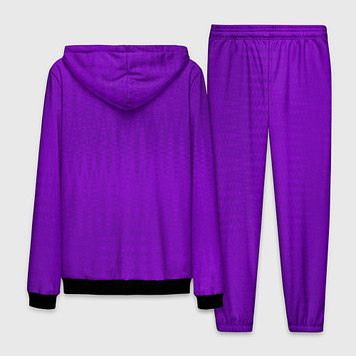 Мужской костюм Фиолетовый текстурированный / 3D-Черный – фото 2