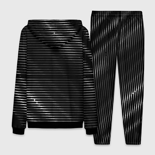 Мужской костюм Warframe metal game lines / 3D-Черный – фото 2