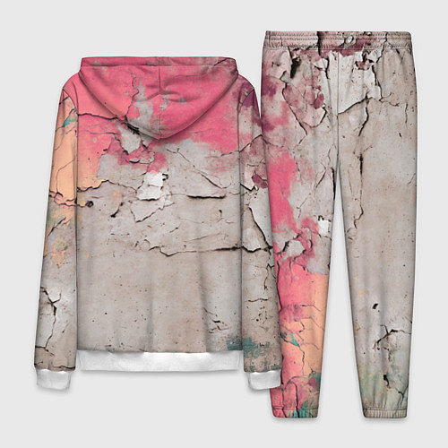 Мужской костюм Старая стена с краской / 3D-Белый – фото 2