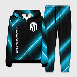 Костюм мужской Atletico Madrid неоновые лампы, цвет: 3D-черный