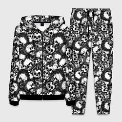 Костюм мужской Панк черепа, цвет: 3D-черный