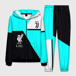 Костюм мужской Juventus x Liverpool geometry, цвет: 3D-черный