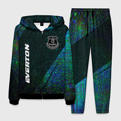 Мужской костюм Everton glitch blue