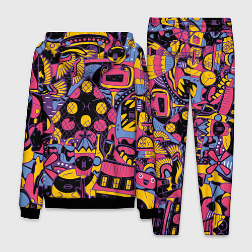 Мужской костюм О Париж / 3D-Черный – фото 2