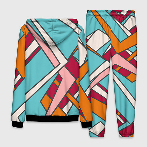 Мужской костюм Простая геометрия / 3D-Черный – фото 2