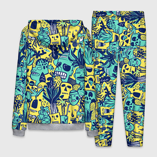 Мужской костюм Монстры тропические / 3D-Меланж – фото 2