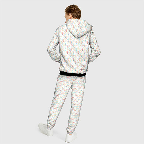 Мужской костюм Мужское и женское начало / 3D-Черный – фото 4