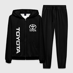 Костюм мужской Toyota logo white steel, цвет: 3D-черный