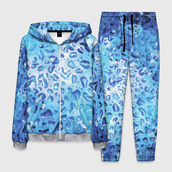 Костюм мужской Абстракция паттерн воды и неба, цвет: 3D-меланж