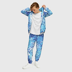 Костюм мужской Абстракция паттерн воды и неба, цвет: 3D-меланж — фото 2