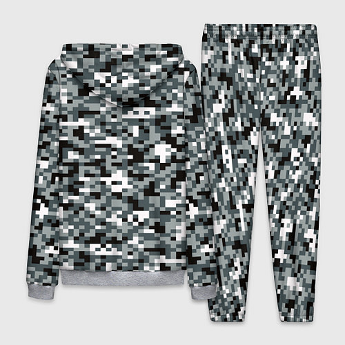 Мужской костюм Камуфляжные пиксели текстура / 3D-Меланж – фото 2