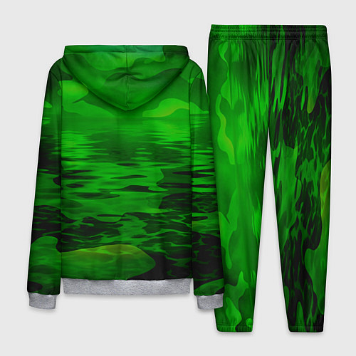 Мужской костюм Камуфляж с водой / 3D-Меланж – фото 2