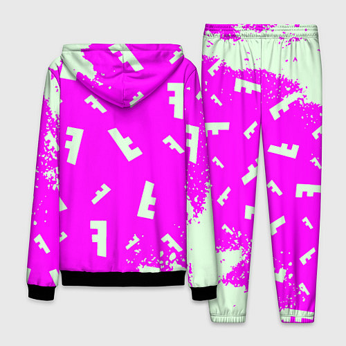 Мужской костюм Fortnite pattern pink / 3D-Черный – фото 2