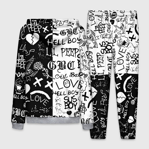 Мужской костюм Lii Peep pattern rap / 3D-Меланж – фото 2
