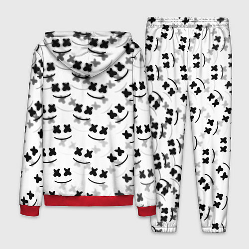 Мужской костюм Marshmello dj pattern / 3D-Красный – фото 2