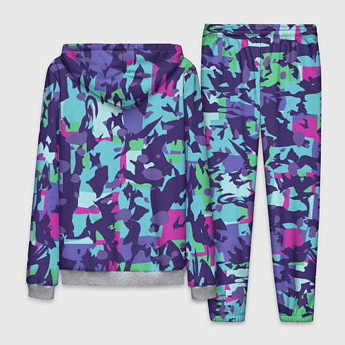 Мужской костюм Абстрактный фон со спортивным узором / 3D-Меланж – фото 2