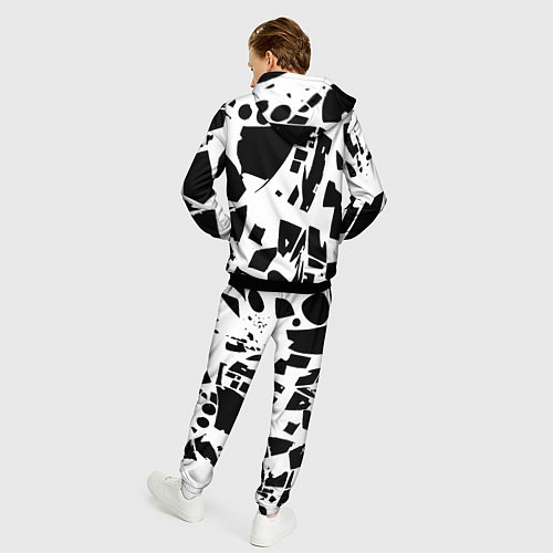 Мужской костюм New York yankees - abstraction / 3D-Черный – фото 4