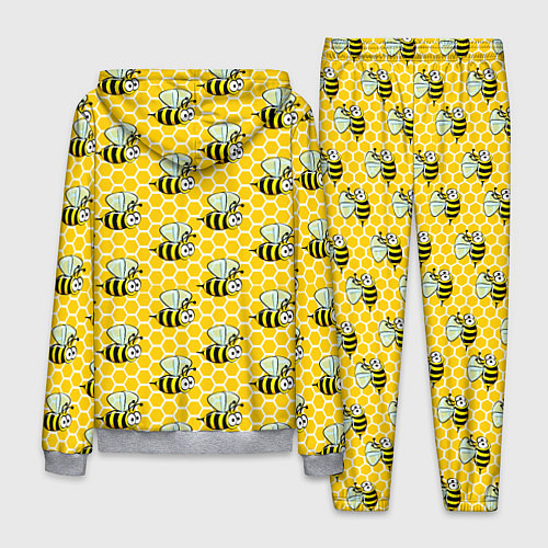 Мужской костюм Пчелиный паттерн / 3D-Меланж – фото 2