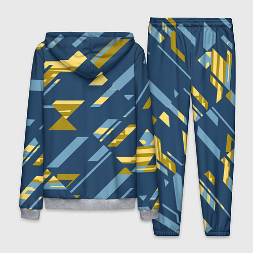 Мужской костюм Абстракция текстуры спортивной формы / 3D-Меланж – фото 2