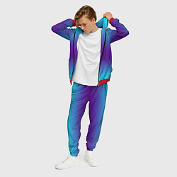 Костюм мужской Градиент из неона, цвет: 3D-красный — фото 2