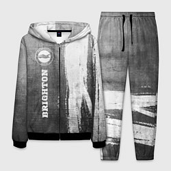 Мужской костюм Brighton - grey gradient по-вертикали