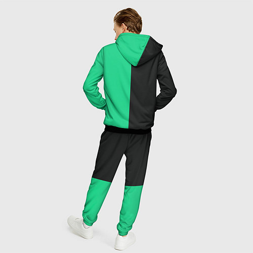 Мужской костюм Надпись: hidden pain masked smiles / 3D-Черный – фото 4