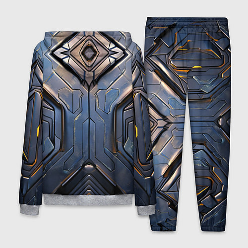 Мужской костюм Стальная броня землянина / 3D-Меланж – фото 2